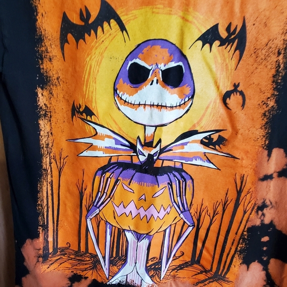 DISNEY TIM BURTONS THE NIGHTMARE BEFORECHRISTMAS. UMISEX SMALL. HALLOWEEN. Unise - Picture 2 of 5